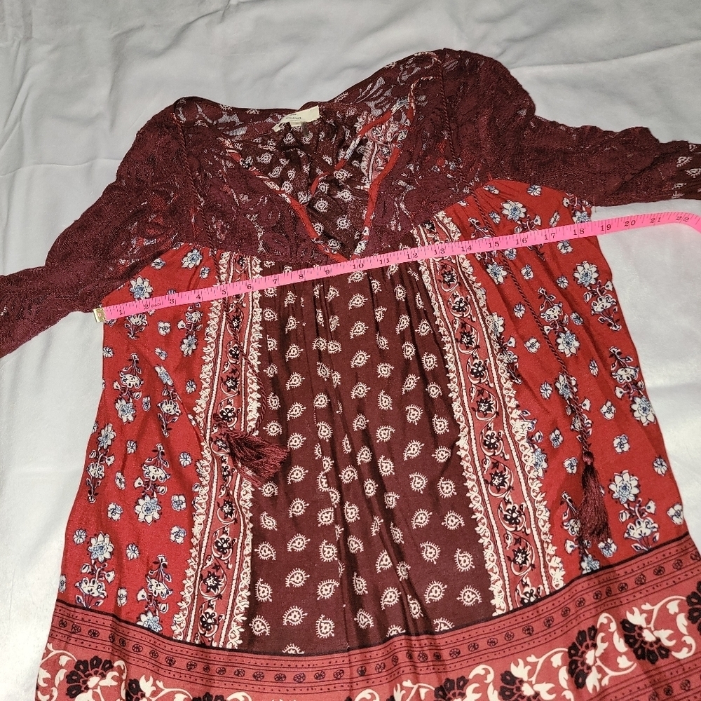 Entro Bohemian Lace Blouse - Picture 6 of 10